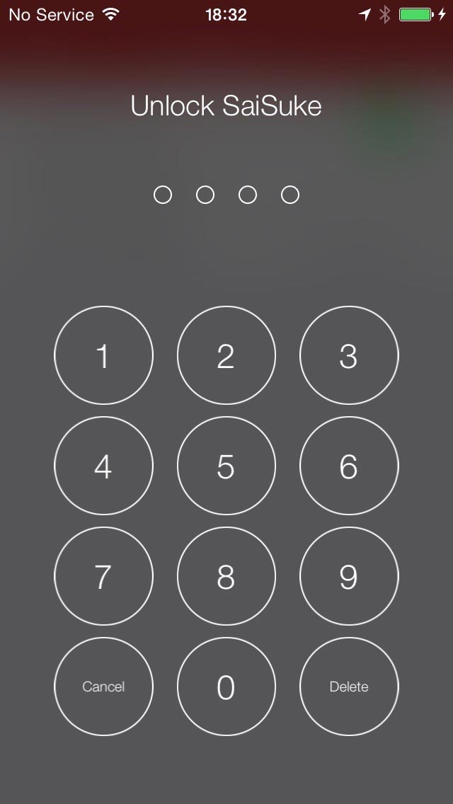 Passcode lock